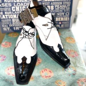 Mauri (City Slicker) 2Tone Gators SZ11 and Black Gator Belt SZ42